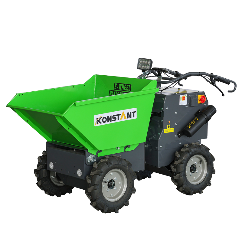Elektricky poháňaný koleso Barrow Mini Dumper Hydrostatický systém a guľový kĺb volantu