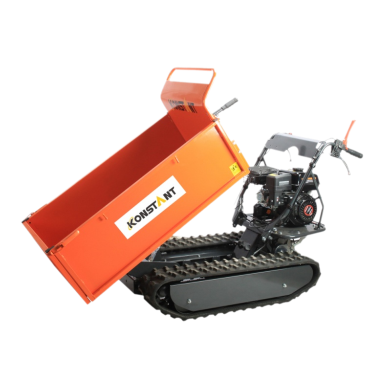 500 kg benzínový výkon sledovaný Barrow Construction Garden Crawler Mini Dumper