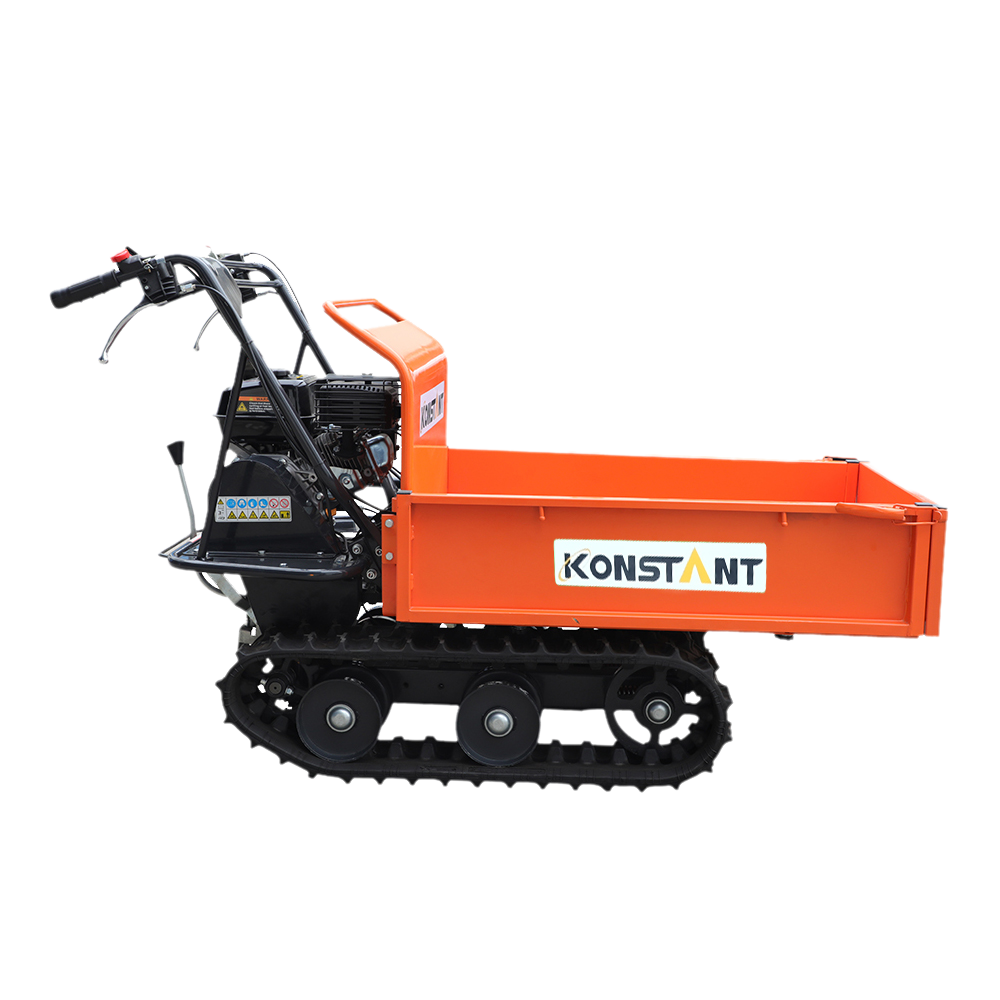 196 ccm 300 kg benzínové napájacie manuály Tip Power Barrow Transportér sledovaný mini sklápač